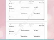 26 How To Create Drug Card Template Printable in Word with Drug Card Template Printable