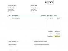 26 How To Create Tax Invoice Template Word Doc Maker with Tax Invoice Template Word Doc