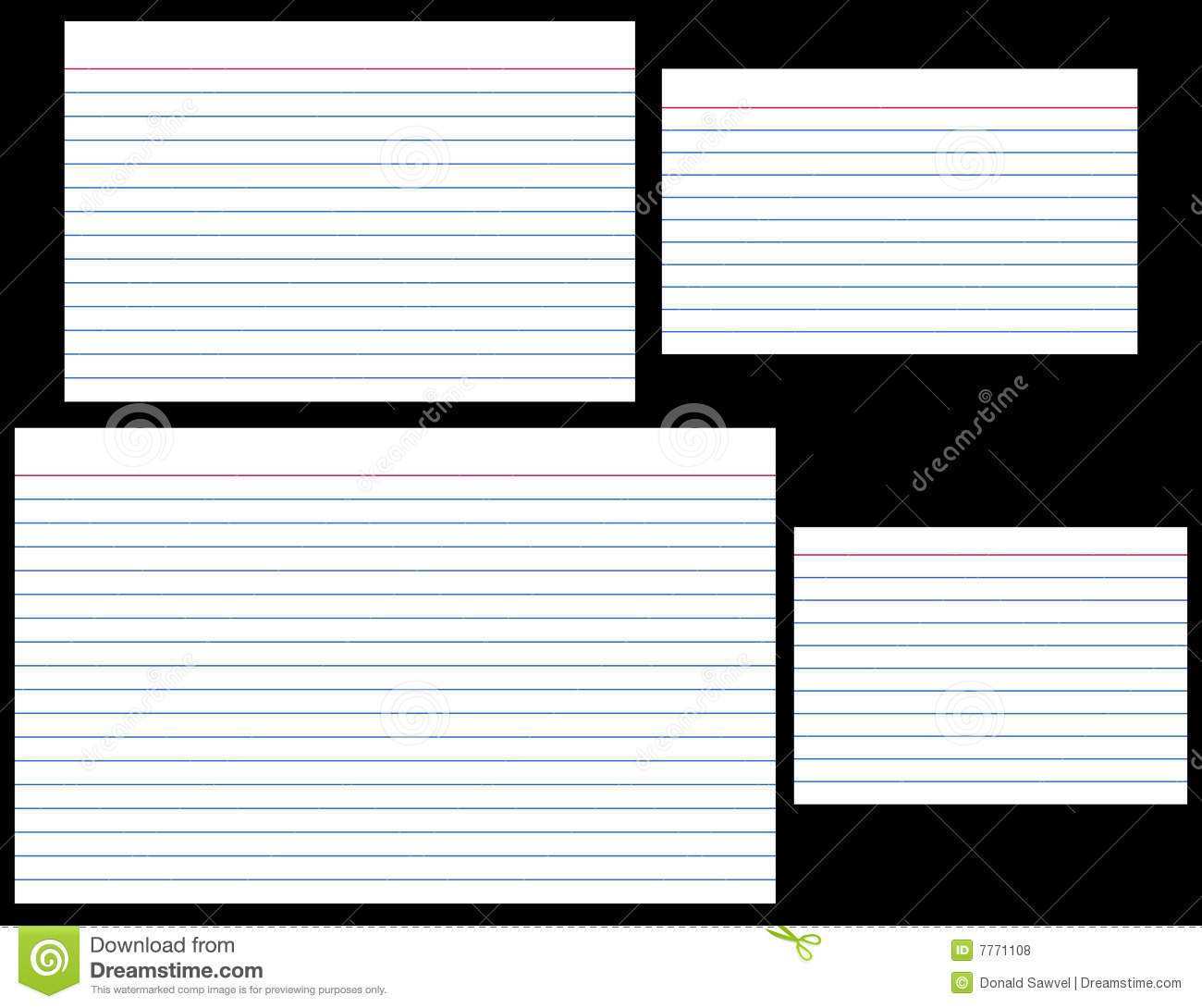 26 Online 4X6 Ruled Index Card Template for Ms Word by 4X6 Ruled Index Card Template