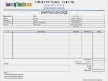 Blank Towing Invoice Template
