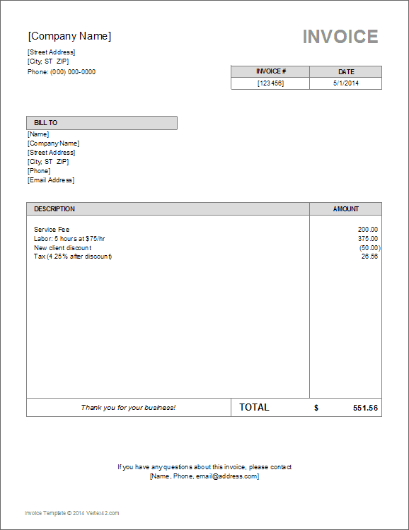 26 Online Consulting Invoice Template Excel in Photoshop for Consulting Invoice Template Excel