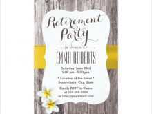 Free Retirement Flyer Template