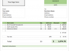 26 Online Microsoft Excel Invoice Template Now with Microsoft Excel Invoice Template