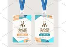 26 Printable Id Card Template For Conference Photo for Id Card Template For Conference