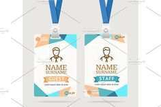 26 Printable Id Card Template For Conference Photo for Id Card Template For Conference