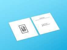 26 Printable Square Business Card Design Template Photo by Square Business Card Design Template