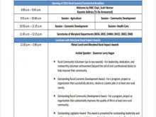 26 Standard 2 Day Conference Agenda Template in Photoshop with 2 Day Conference Agenda Template