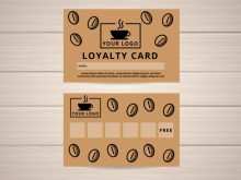 26 Standard Coffee Loyalty Card Template Free Download PSD File with Coffee Loyalty Card Template Free Download