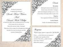 26 Standard Wedding Invitation Card Template For Word With Stunning Design by Wedding Invitation Card Template For Word