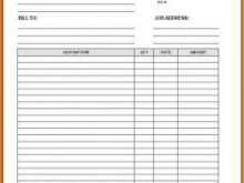 26 Visiting Blank Invoice Template To Print in Photoshop for Blank Invoice Template To Print