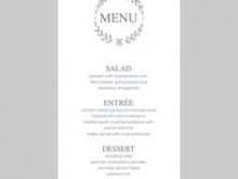 26 Visiting Menu Card Templates In Word For Free for Menu Card Templates In Word