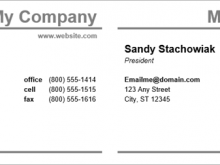 27 Best Visiting Card Format In Word for Visiting Card Format In Word