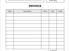 27 Blank Blank Invoice Template Online in Photoshop for Blank Invoice Template Online