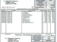 Lawn Maintenance Invoice Template