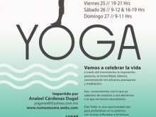 27 Blank Yoga Flyer Design Templates Formating by Yoga Flyer Design Templates