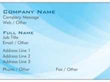 27 Create 2 Sided Name Card Template Templates by 2 Sided Name Card Template