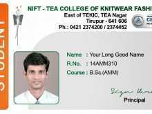 27 Create Id Card Template For Students Photo for Id Card Template For Students
