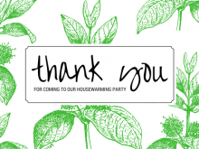 27 Create Thank You Card Template Housewarming Party in Word with Thank You Card Template Housewarming Party