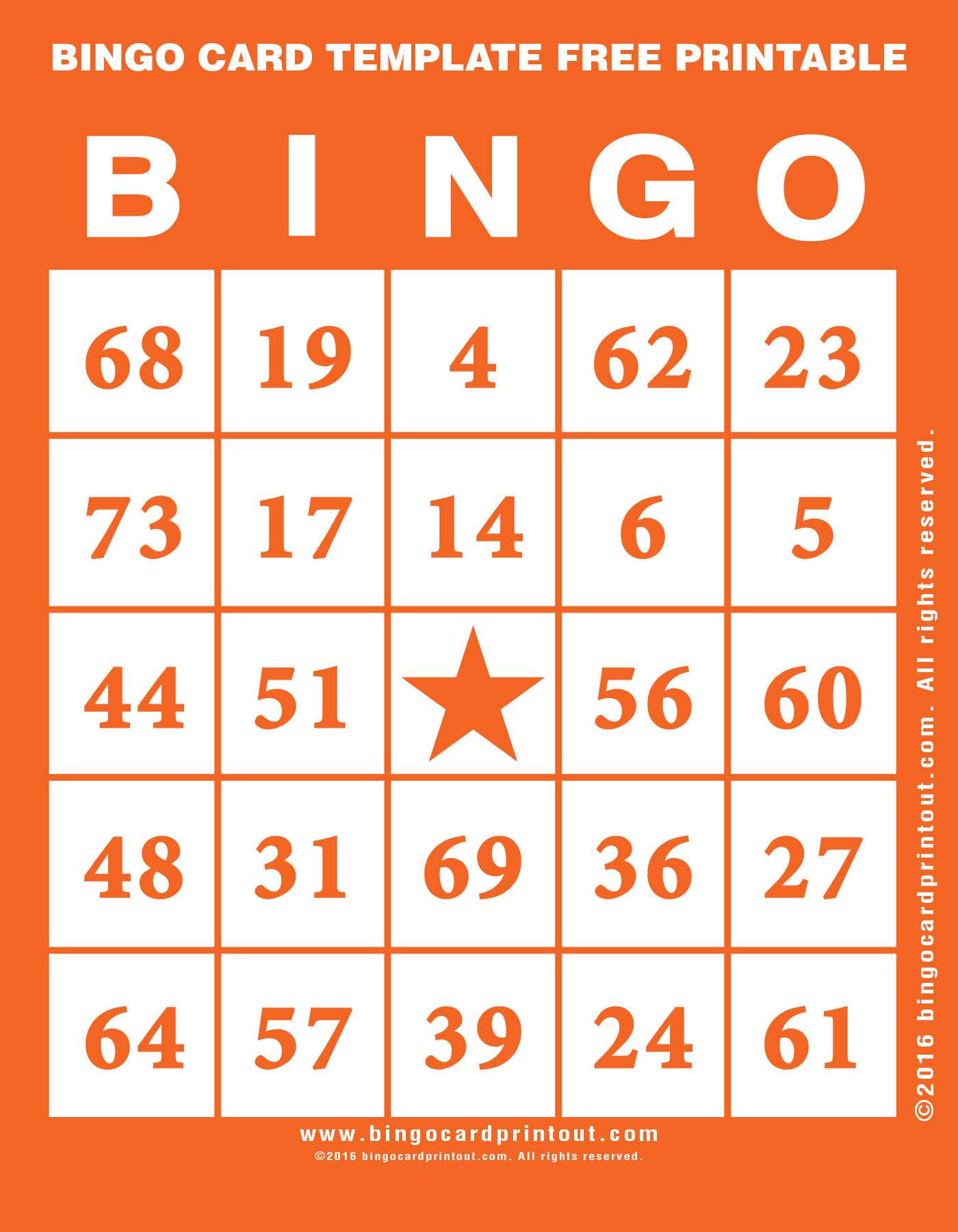 27 Creating Bingo Card Template To Print For Free with Bingo Card Template To Print