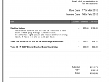 Simple  Invoice Template Doc