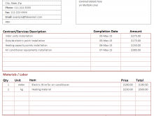 27 Creative Example Contractor Invoice Template Layouts with Example Contractor Invoice Template