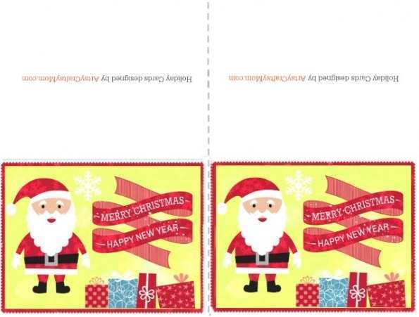 27 Creative Holiday Card Templates To Print At Home Photo for Holiday Card Templates To Print At Home