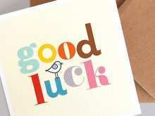27 Customize Our Free Good Luck Card Template Free for Ms Word by Good Luck Card Template Free