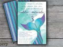 27 Customize Our Free Mermaid Birthday Card Template Templates by Mermaid Birthday Card Template