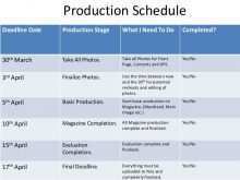 27 Customize Our Free Photoshoot Production Schedule Template in Photoshop with Photoshoot Production Schedule Template