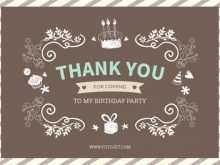 27 Customize Thank You Card Template For Birthday in Word with Thank You Card Template For Birthday