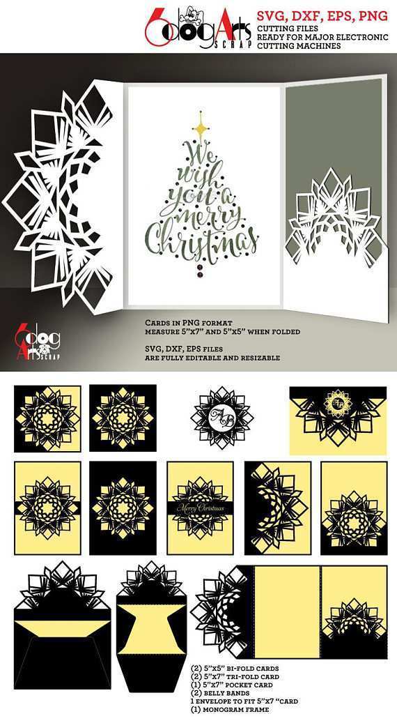 27 Format 2 Fold Christmas Card Template Maker with 2 Fold Christmas Card Template
