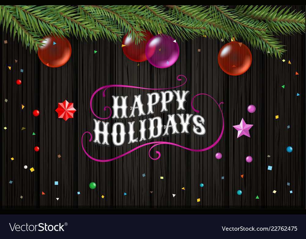 27 Format Free Holiday Card Template Vector Photo for Free Holiday Card Template Vector