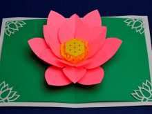 27 Free Lotus Pop Up Card Template in Word by Lotus Pop Up Card Template