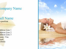 27 Free Massage Name Card Template Photo with Massage Name Card Template