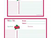 27 Free Printable 5 X 7 Recipe Card Template Now by 5 X 7 Recipe Card Template