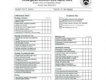 27 Free Printable Homeschool First Grade Report Card Template Download for Homeschool First Grade Report Card Template