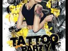 27 Free Tattoo Flyer Template Free in Word with Tattoo Flyer Template Free