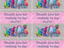 27 How To Create Trolls Thank You Card Template Maker by Trolls Thank You Card Template