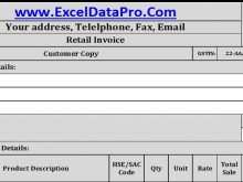 27 Invoice Format In Excel Gst For Free with Invoice Format In Excel Gst