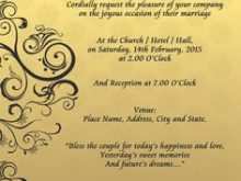 27 Online Wedding Card Templates In English Photo by Wedding Card Templates In English