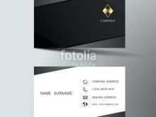 Business Card Template Free Download Excel