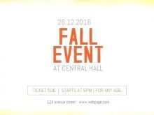 27 Printable Free Fall Event Flyer Templates Download by Free Fall Event Flyer Templates