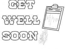 Get Well Soon Card Template Ks1