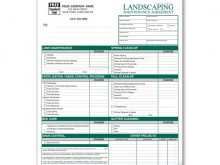 Landscape Receipt Template