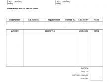 Basic Company Invoice Template