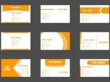 27 Report Name Card Template Vector in Word with Name Card Template Vector