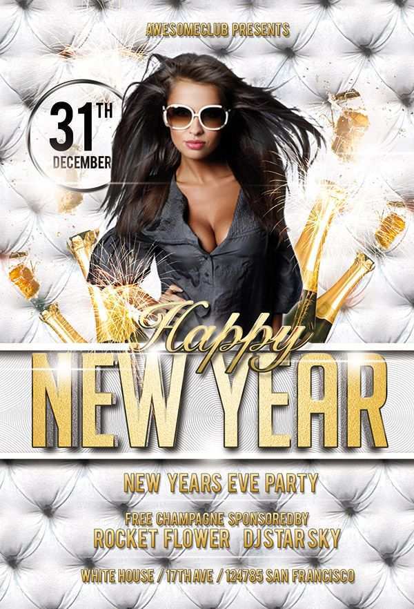27 Report New Year Party Free Psd Flyer Template With Stunning Design for New Year Party Free Psd Flyer Template