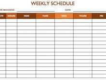 27 Standard 5 Day Class Schedule Template Now for 5 Day Class Schedule Template