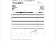 27 Standard Invoice Template For Cleaning Company Templates with Invoice Template For Cleaning Company