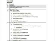 27 Standard Meeting Agenda Template Hsc Now for Meeting Agenda Template Hsc